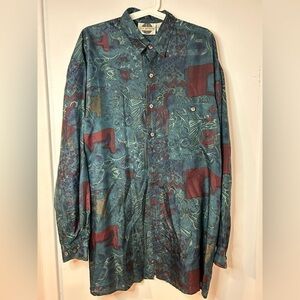 Vintage Silk Network shirt size L
